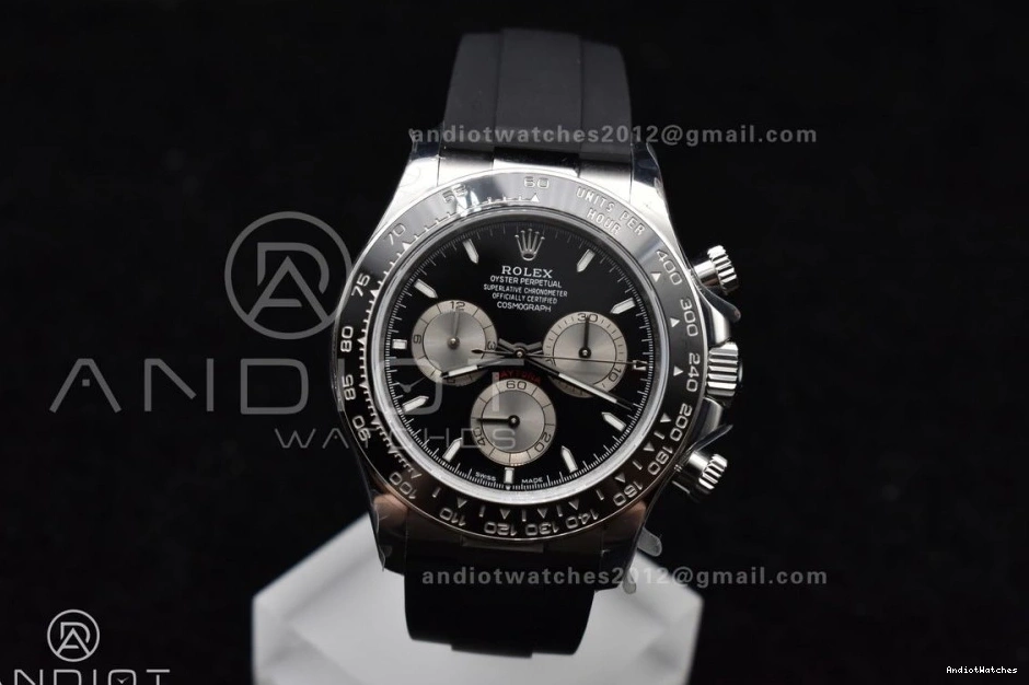 SH4131 Daytona 819 on V Best QF 126519LN Edition Strap Rubber Tailored 1:1 0715